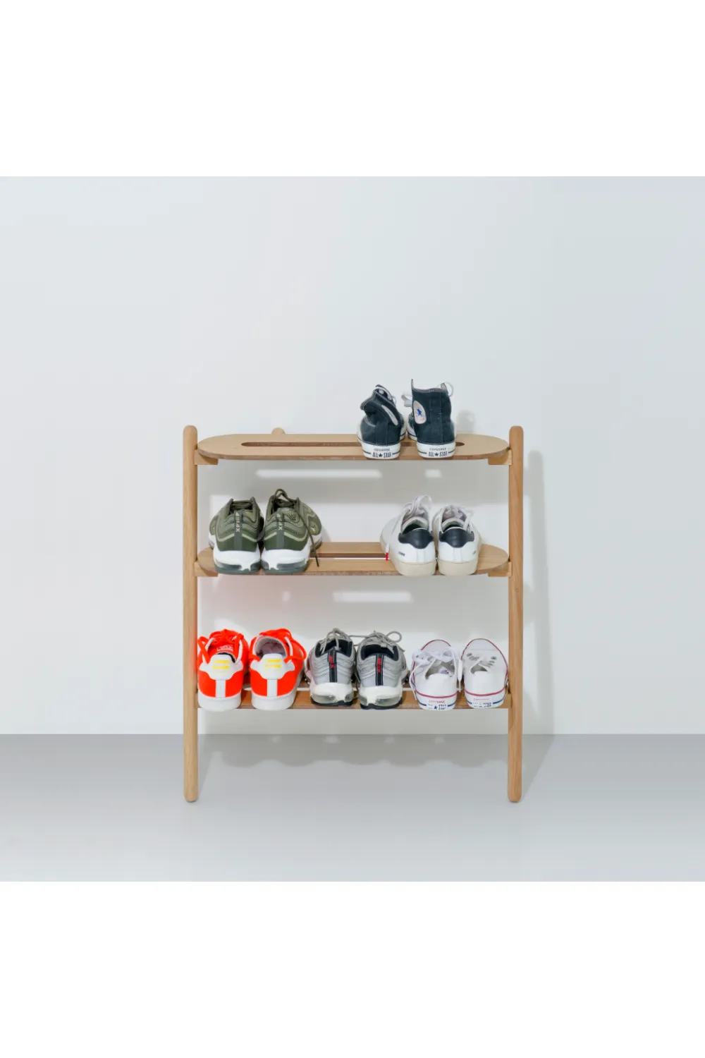 3-Tier Wooden Shoe Organizer | Wireworks Tidy