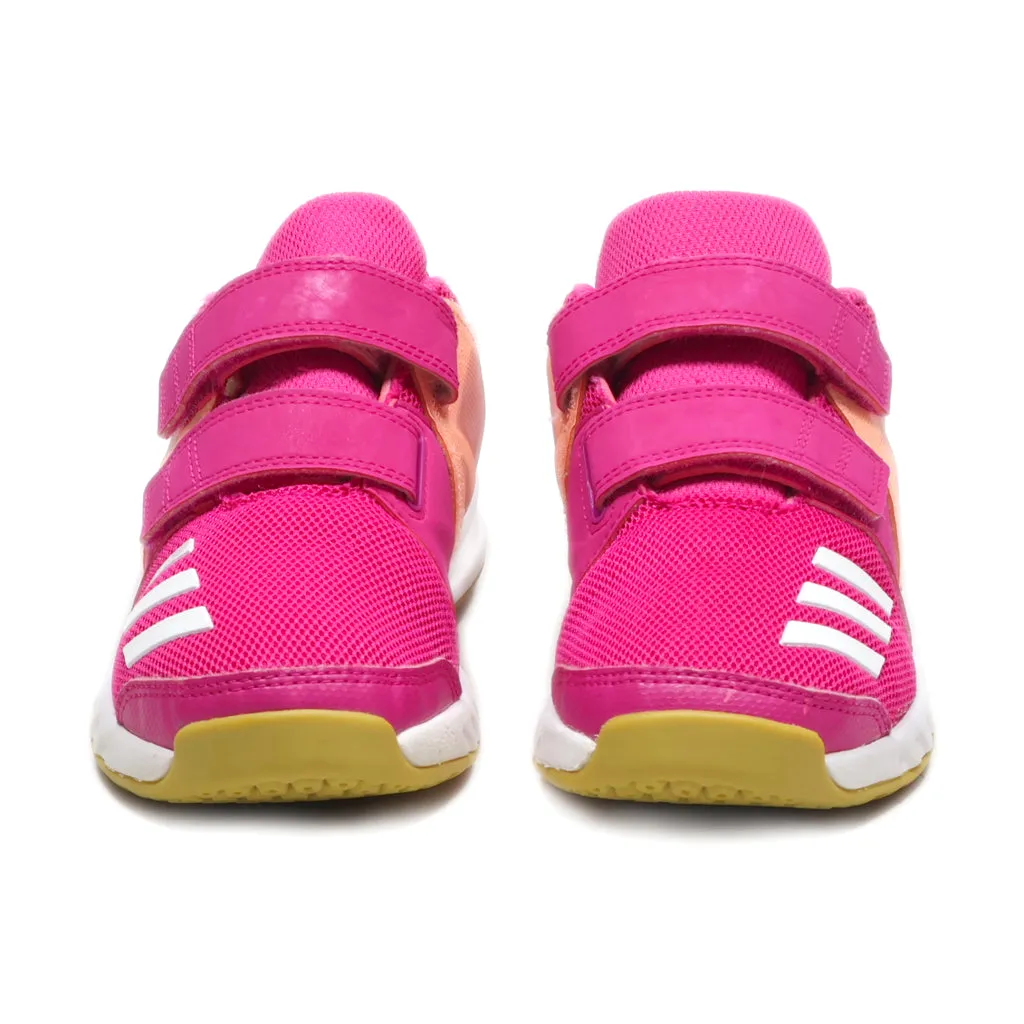 Adidas Fortagym 2 Sport Shoes Leather Pink Colour For Kids