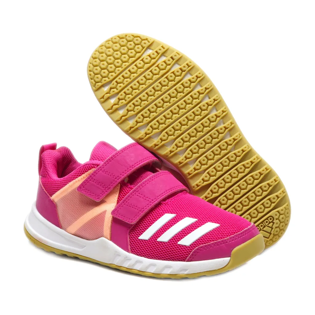 Adidas Fortagym 2 Sport Shoes Leather Pink Colour For Kids