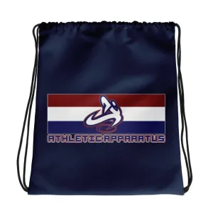 Athletic Apparatus Navy rwb logo Drawstring bag