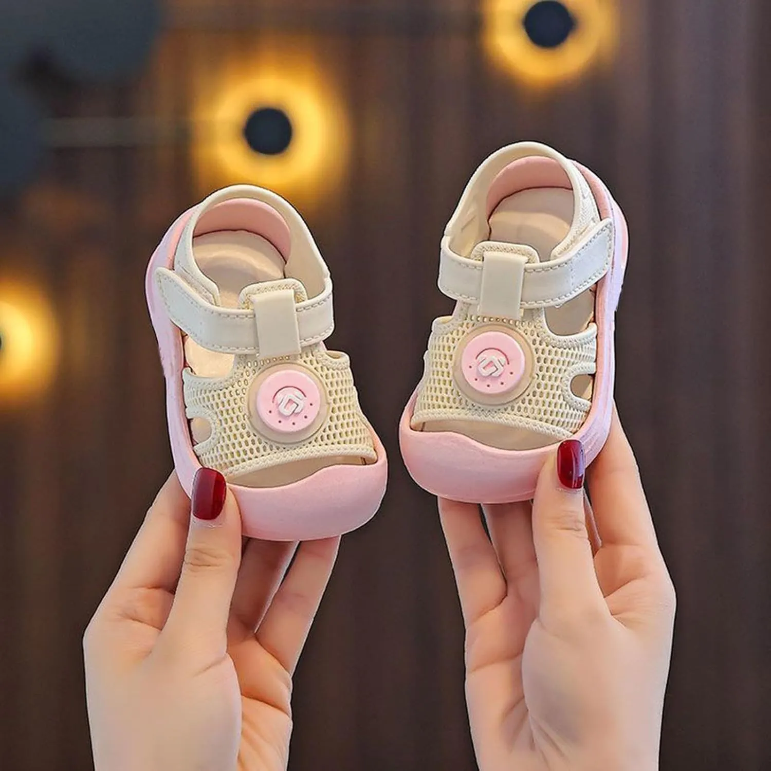 Baby Girls Boys Sandals Cute Animal Non-slip Flats Close Toe Water Shoes Infant Comfortable Summer Beach Youth Slides