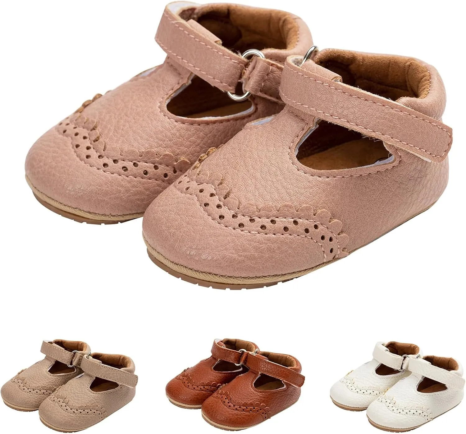 Baby Girls Boys Sandals Rubber Non Slip Flats Close Toe Adjustable Straps Sandals Infant Boy Athletic Water Shoes