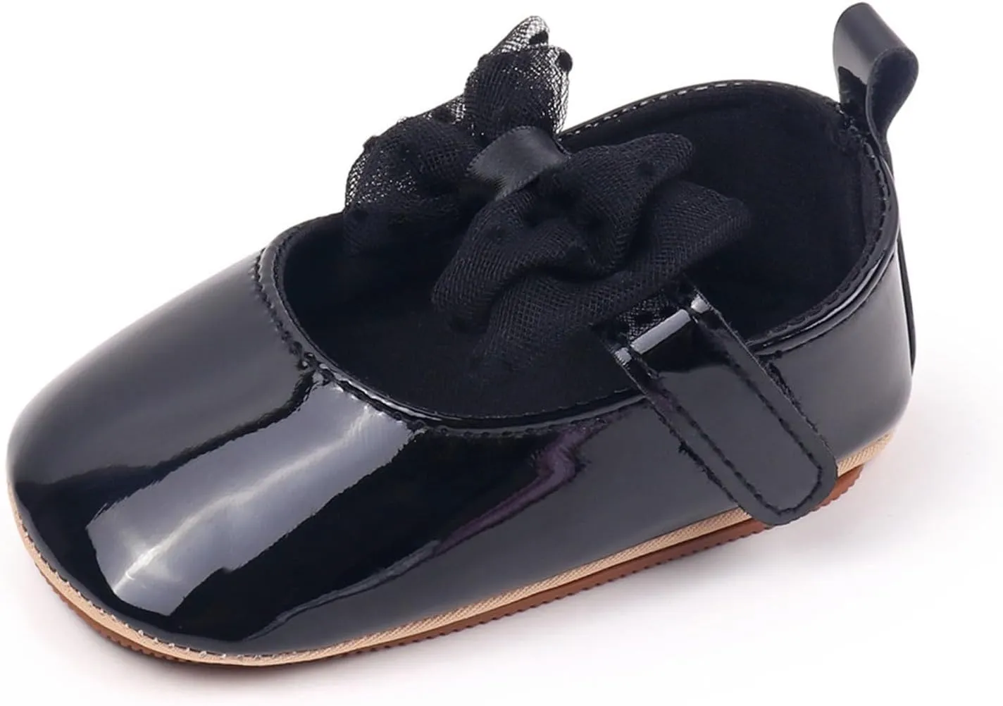 Baby Girls Sandals Lace Bowknot Adjusted Strap Mary Jane Flats Shoes Newborn Cute Soft Wedding Princess Sandals