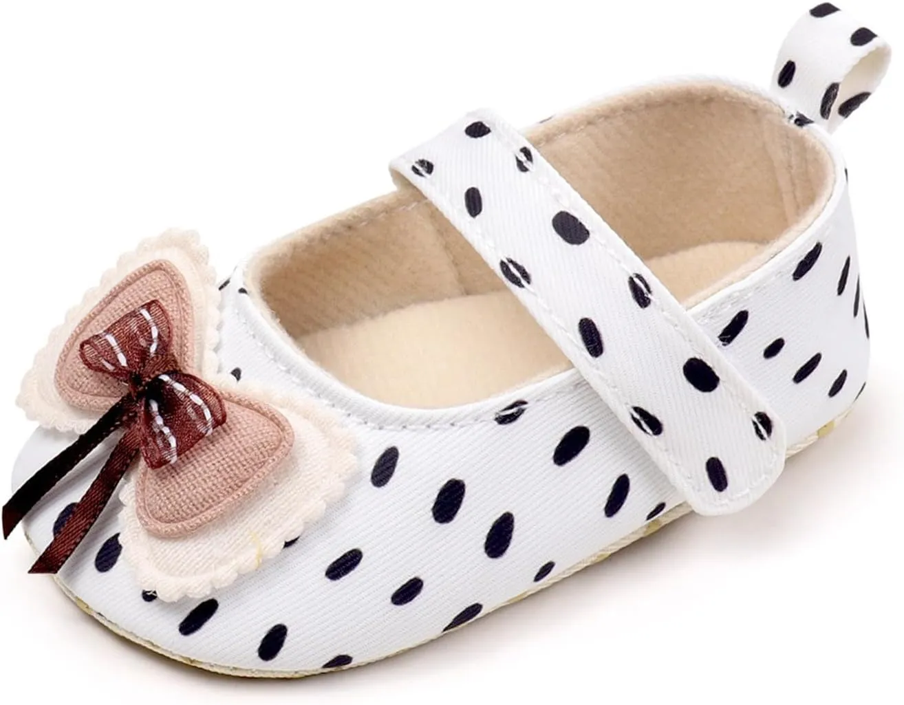 Baby Girls Socks Shoes Non Slip Close Toe Flats Cute Bowknot Adjusted Strap Walking Sandals Infant Toddlers Sandals