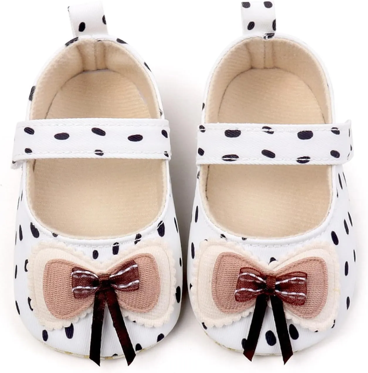 Baby Girls Socks Shoes Non Slip Close Toe Flats Cute Bowknot Adjusted Strap Walking Sandals Infant Toddlers Sandals