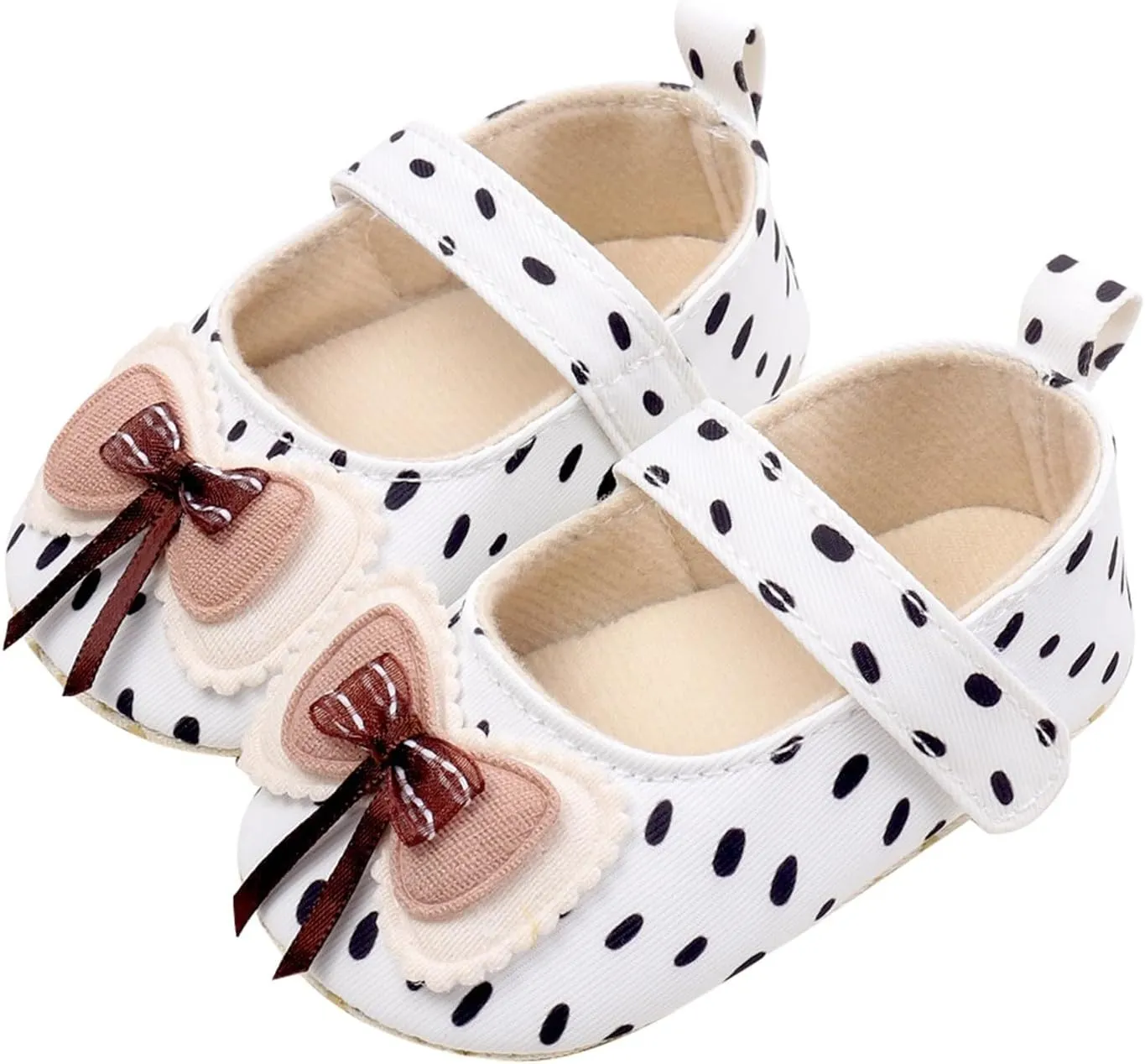 Baby Girls Socks Shoes Non Slip Close Toe Flats Cute Bowknot Adjusted Strap Walking Sandals Infant Toddlers Sandals