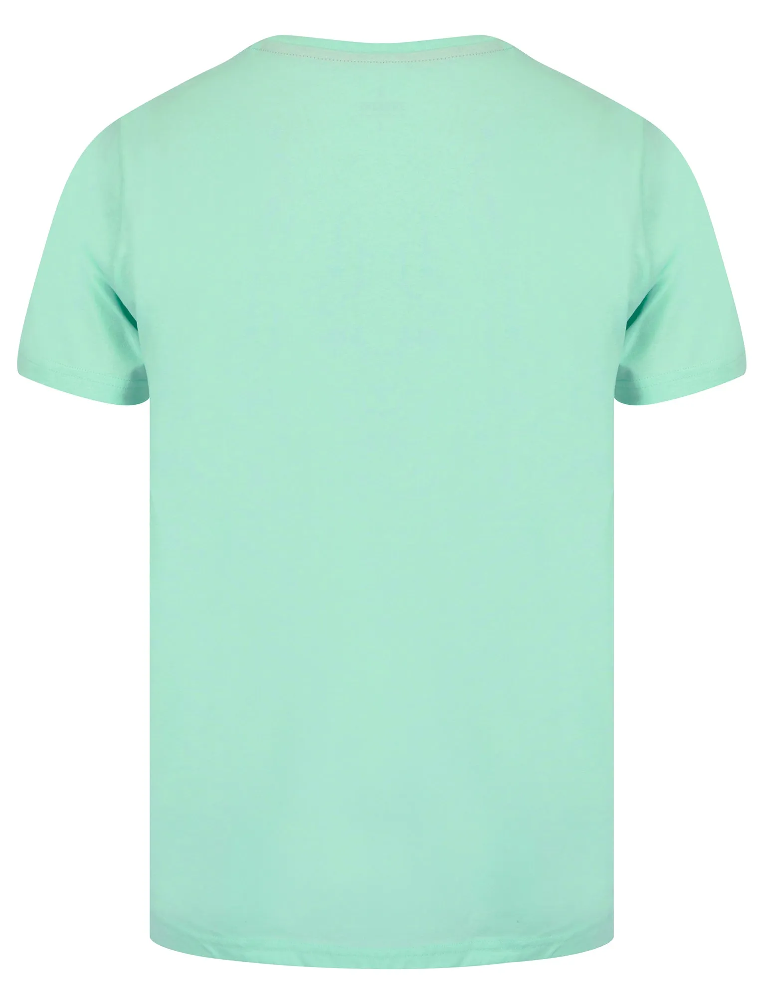 Beach Garage Motif Cotton Jersey T-Shirt in Blue Tint - South Shore