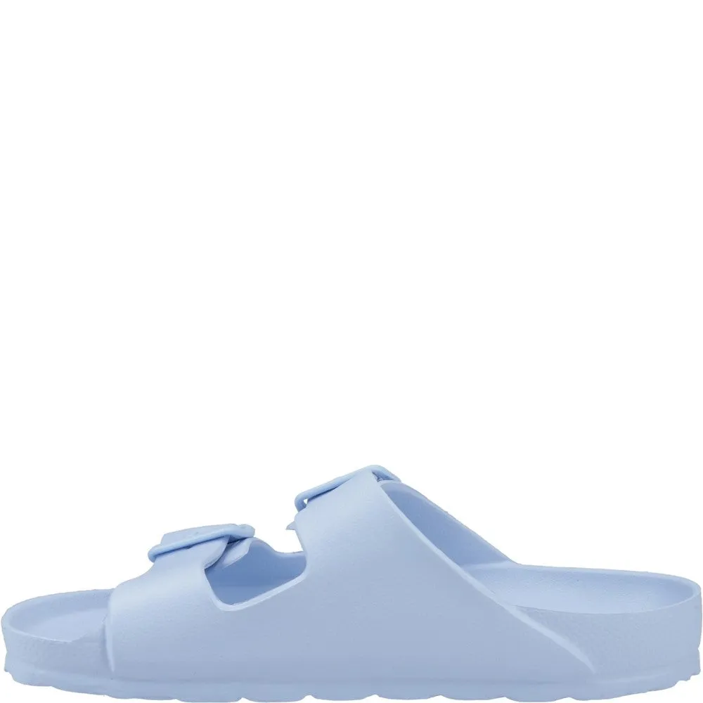 Blue Lorna Mule Sandals