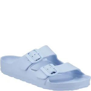Blue Lorna Mule Sandals