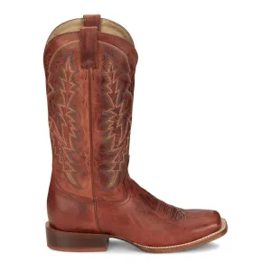 Camarillo Embroidered Wide Square Toe Pull On Cowboy Boots