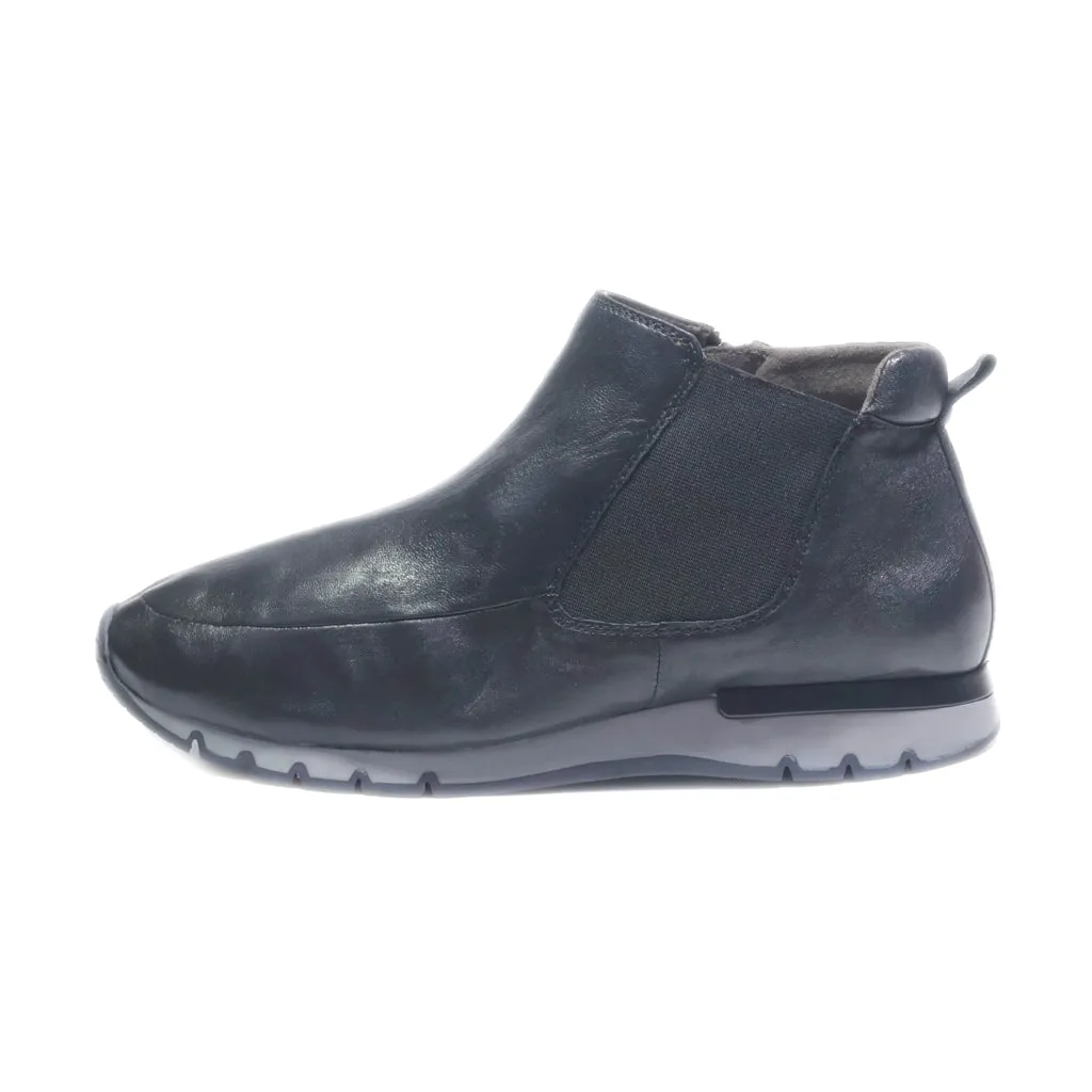Caprice Ankle Boots Leather Black Colour For Women