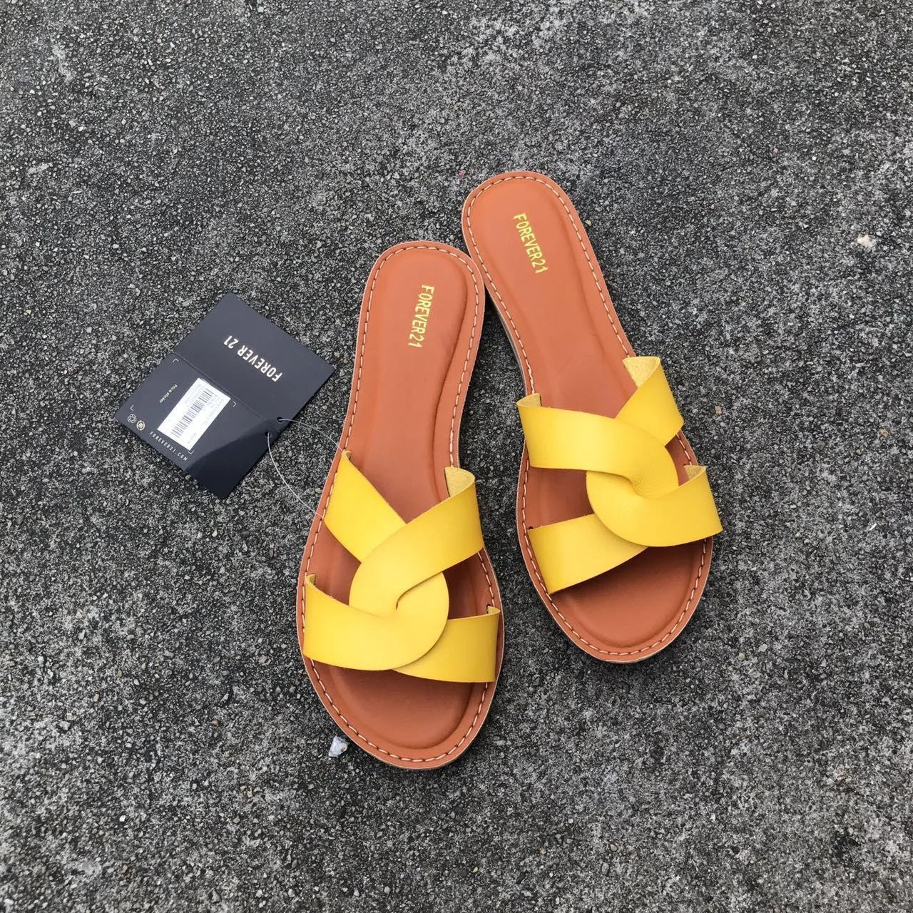 Chicvane Summer Slides Shoes Leather Criss Cross  Sandals