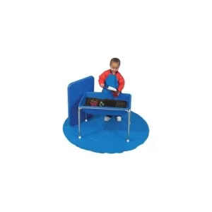 Children's Factory Small Sensory Table and Lid Set - Rectangle Top - Four Leg Base - 4 Legs - 28.50" Table Top Length x 20.50" Table Top Width - 20.50" Height - Blue, White - Plastic