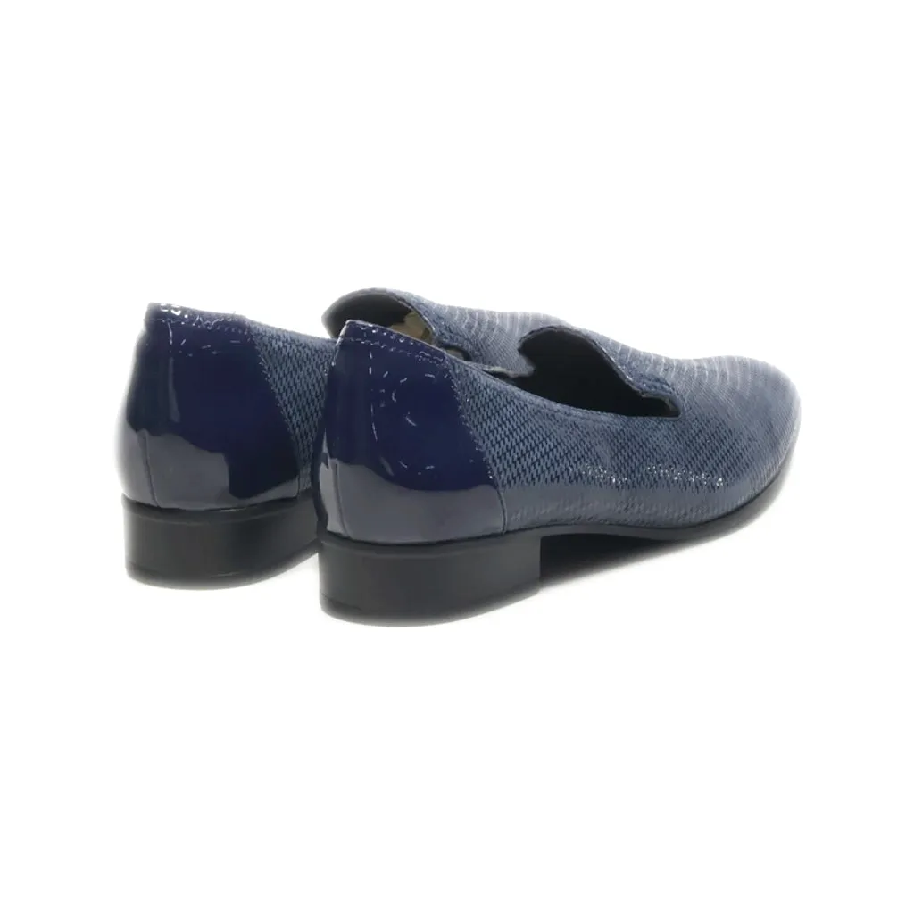 Clarks Loafers Fabric Blue Colour For Women
