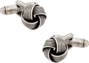 Cuff-Daddy Antiqued Knot Cufflinks with Gift Box with Presentation Box