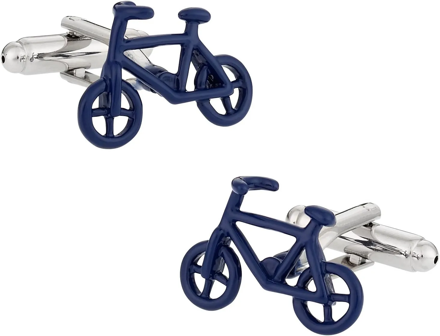 Cuff-Daddy Bicycle Cycling Cufflinks in Blue with Presentation Box