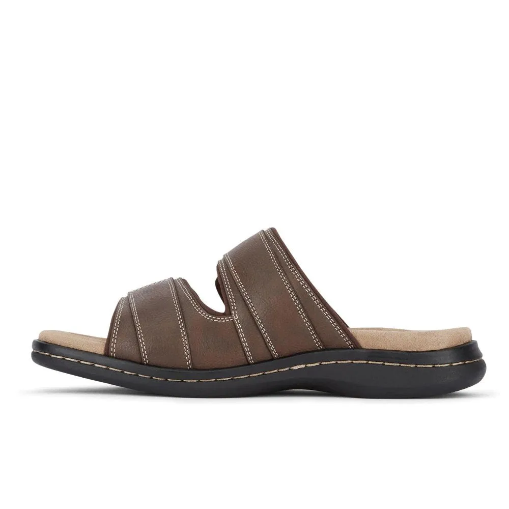 Dockers Men's Delray Slides with Memory Foam Footbed