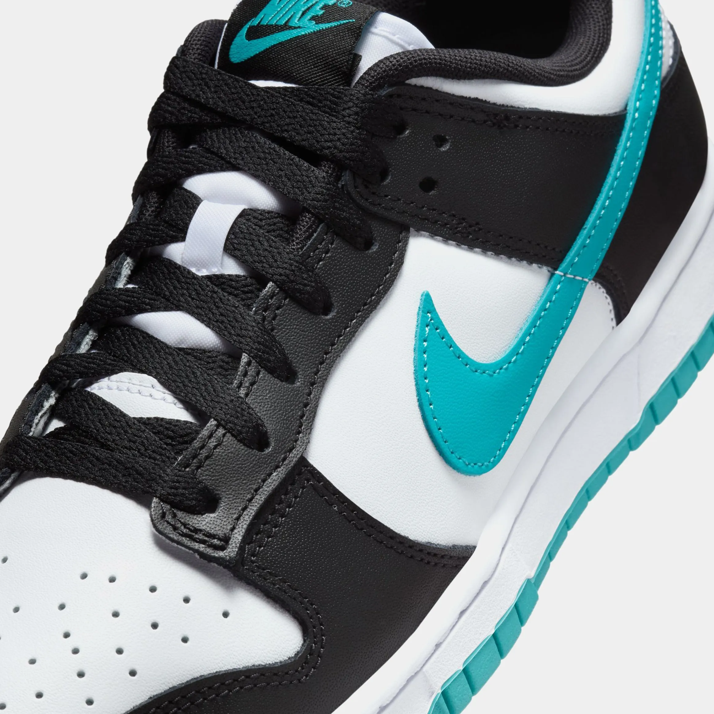 Dunk Low Retro Mens Lifestyle Shoes (White/Dusty Cactus/Black)