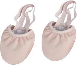 Elastic Band Dance Shoes for Adults Ballet Half Shoes with Toe Protection Durable and Comfortable for