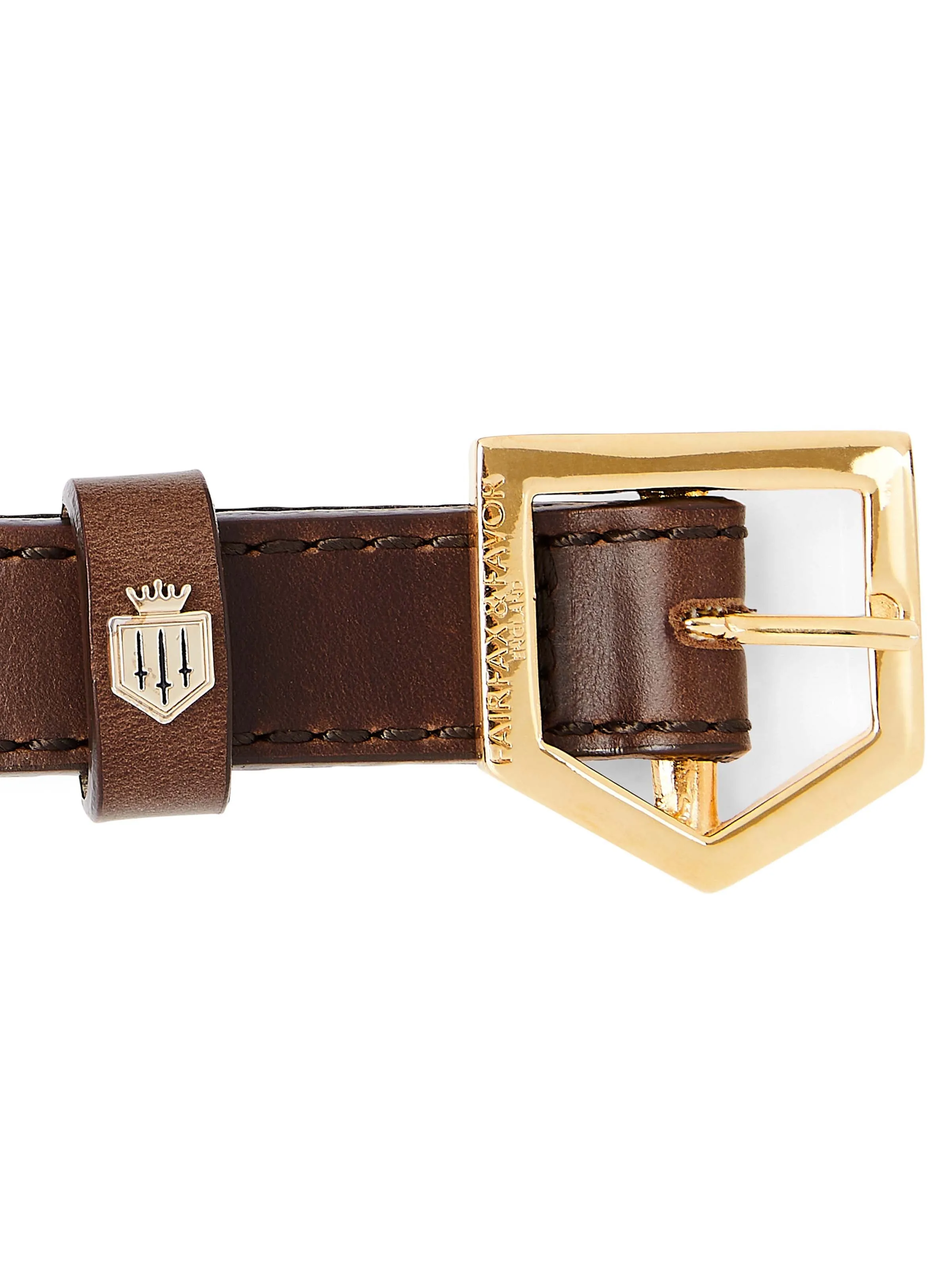Fitzroy Dog Collar - Mahogany Leather