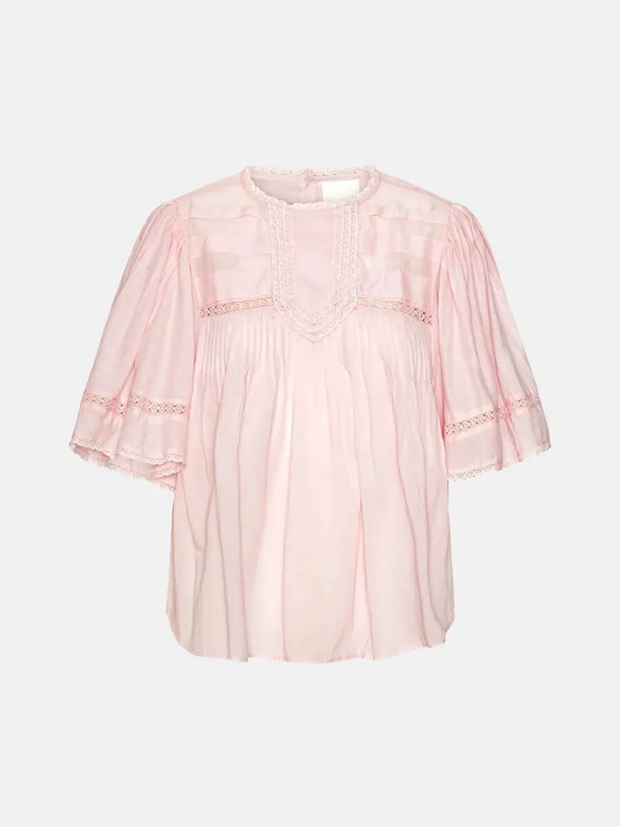 Galore Blouse - Baby Pink