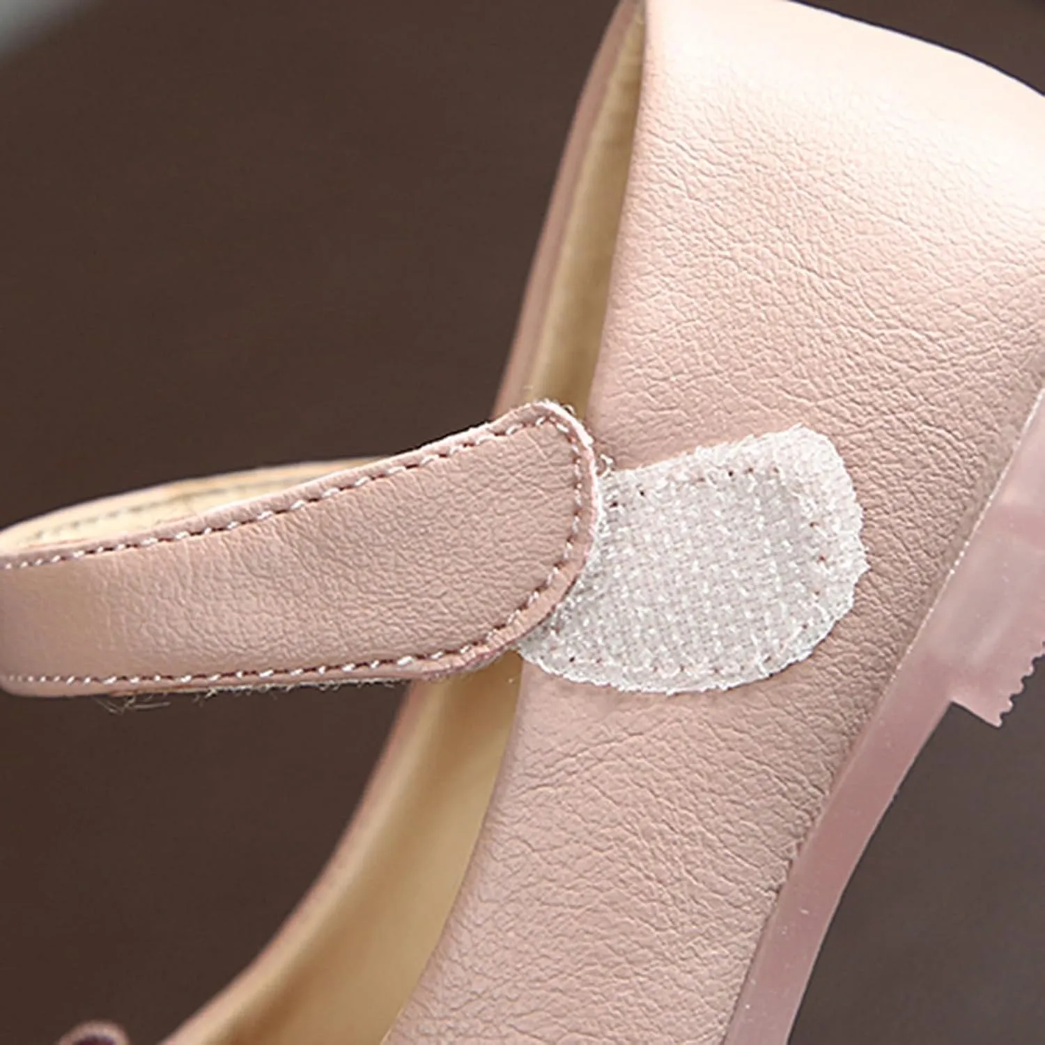 Girls Cute Sandals Pearl Bow Knot Leather Soft Closed Toe Mary Jane Shoes Toddler Ankle Wedding Princess Shoes