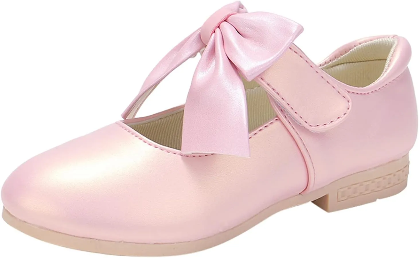 Girls Sandals Children Shoes White Leather Shoes Bowknot Girls Shoes Single Shoes Performance Shoes Sandals Shoes