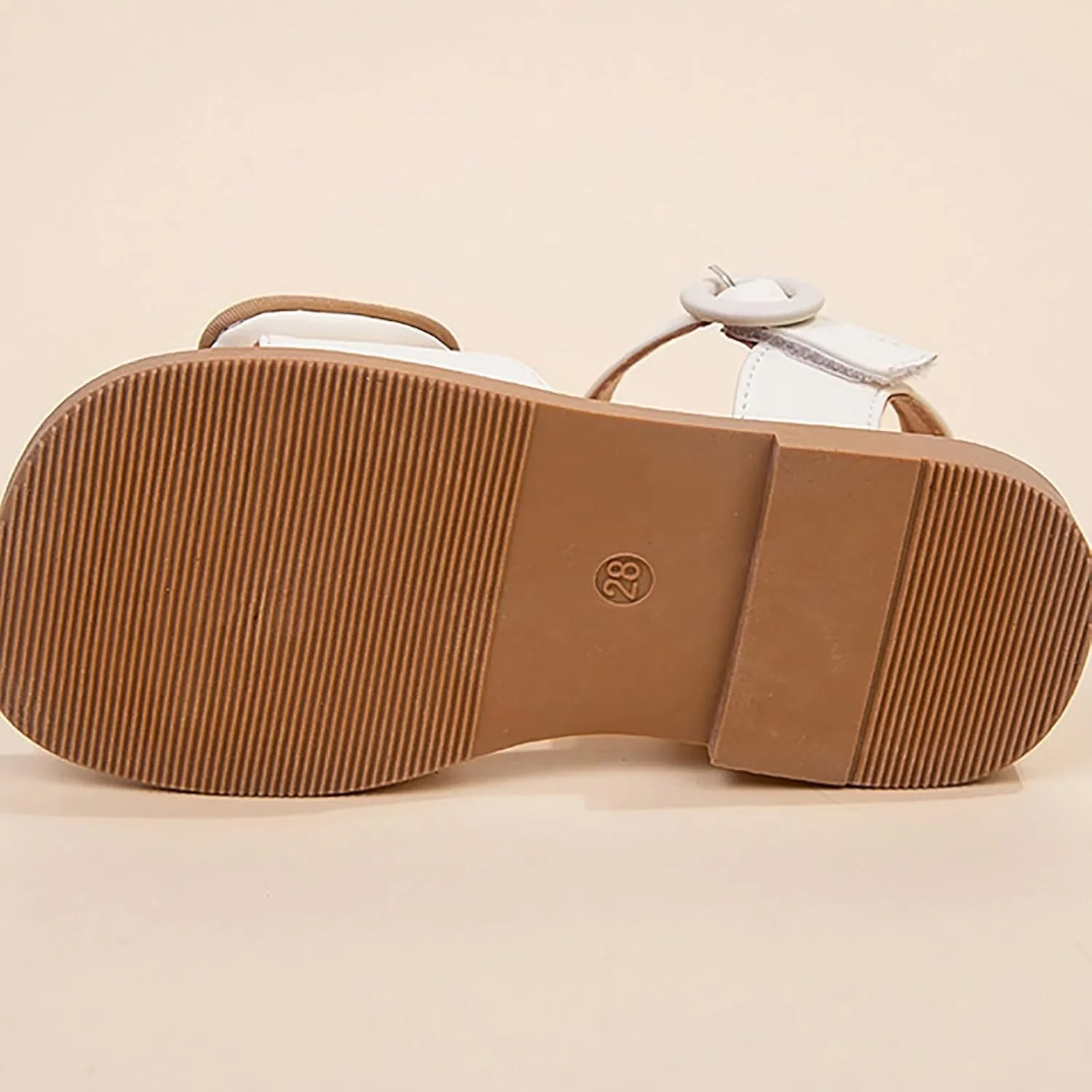 Girls Sandals Open Toe Dress Pump Ankle Strap Bow Wedding Party Shoes for Kids Cute Soft Sole Flats Summer School