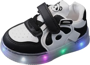 Girls' Sneakers Boys Girls Shoes Kids Tennis Athletic Running Walking Lightweight Light Up Sneakers for Little Kid