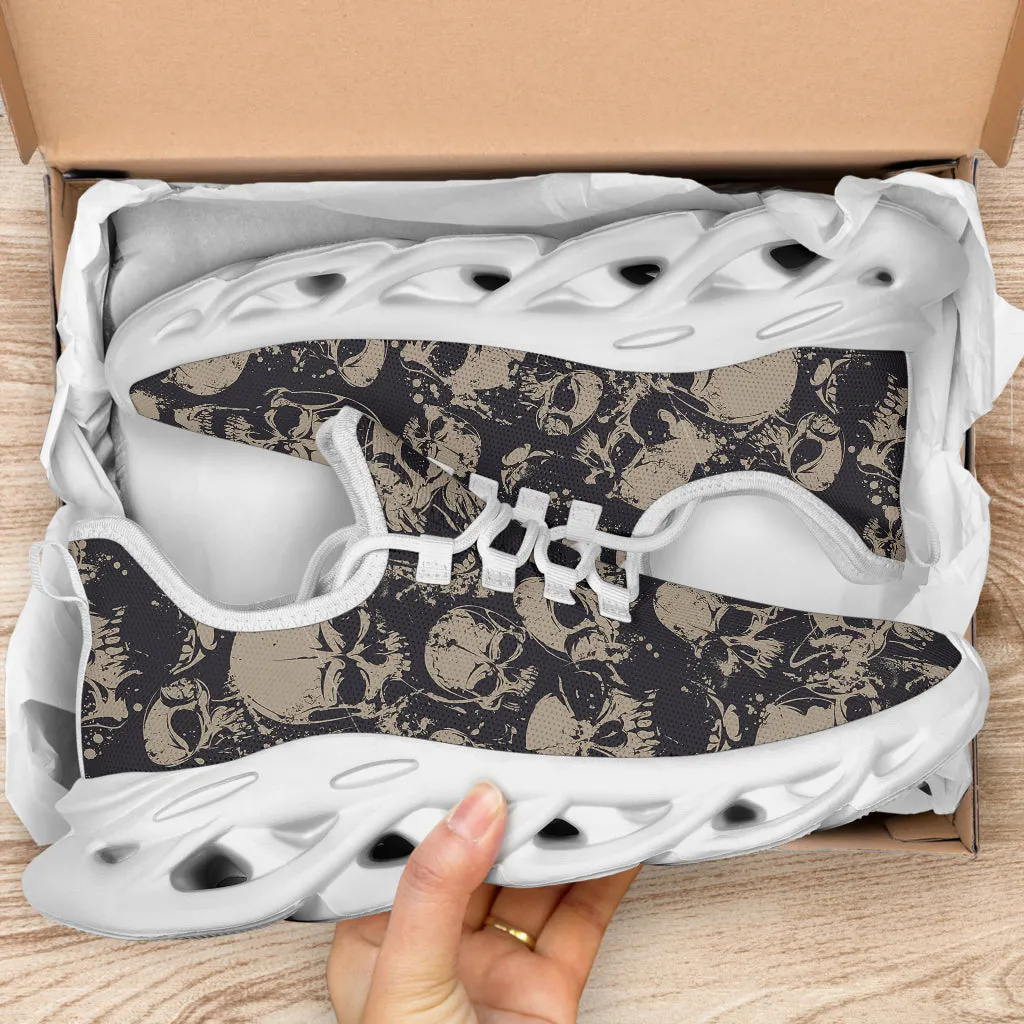 Grey Skulls Sneakers