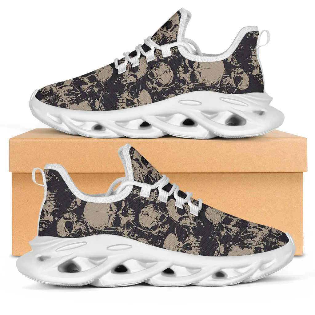 Grey Skulls Sneakers