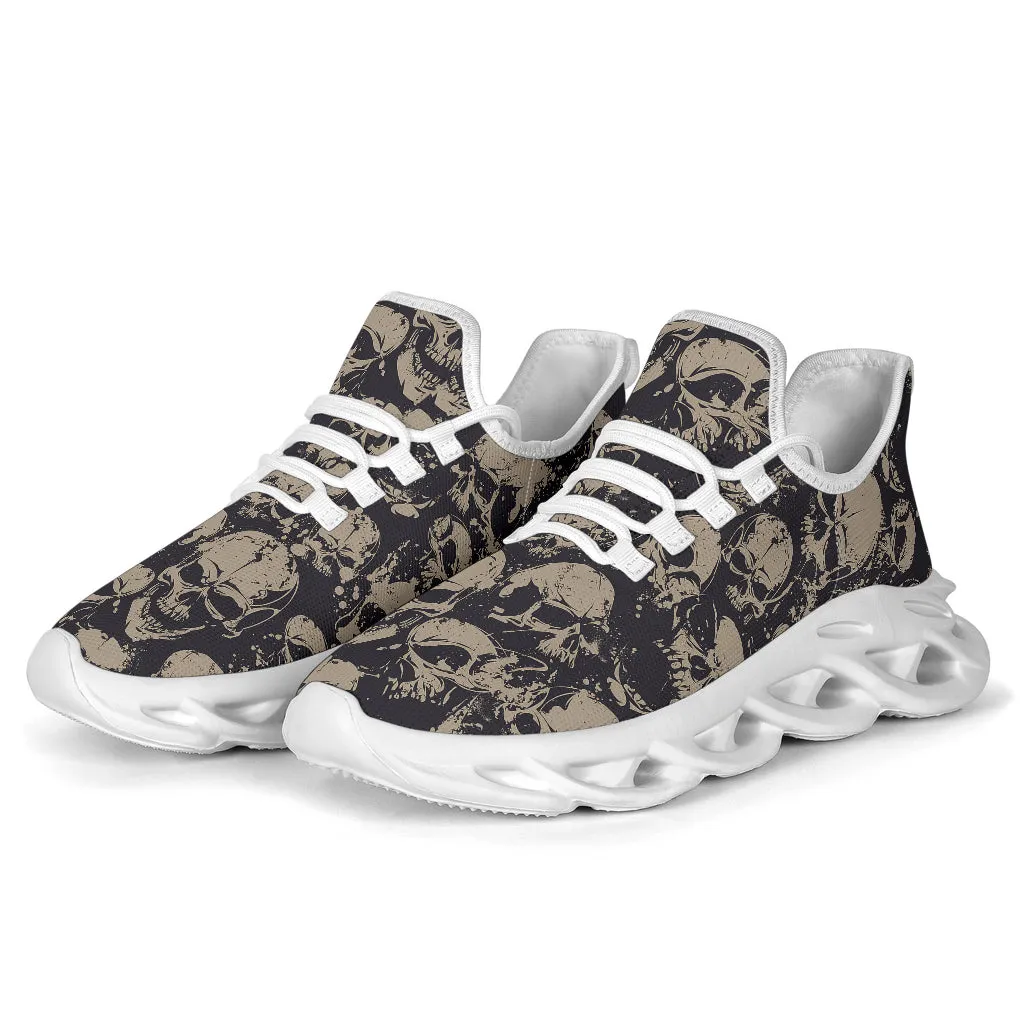 Grey Skulls Sneakers