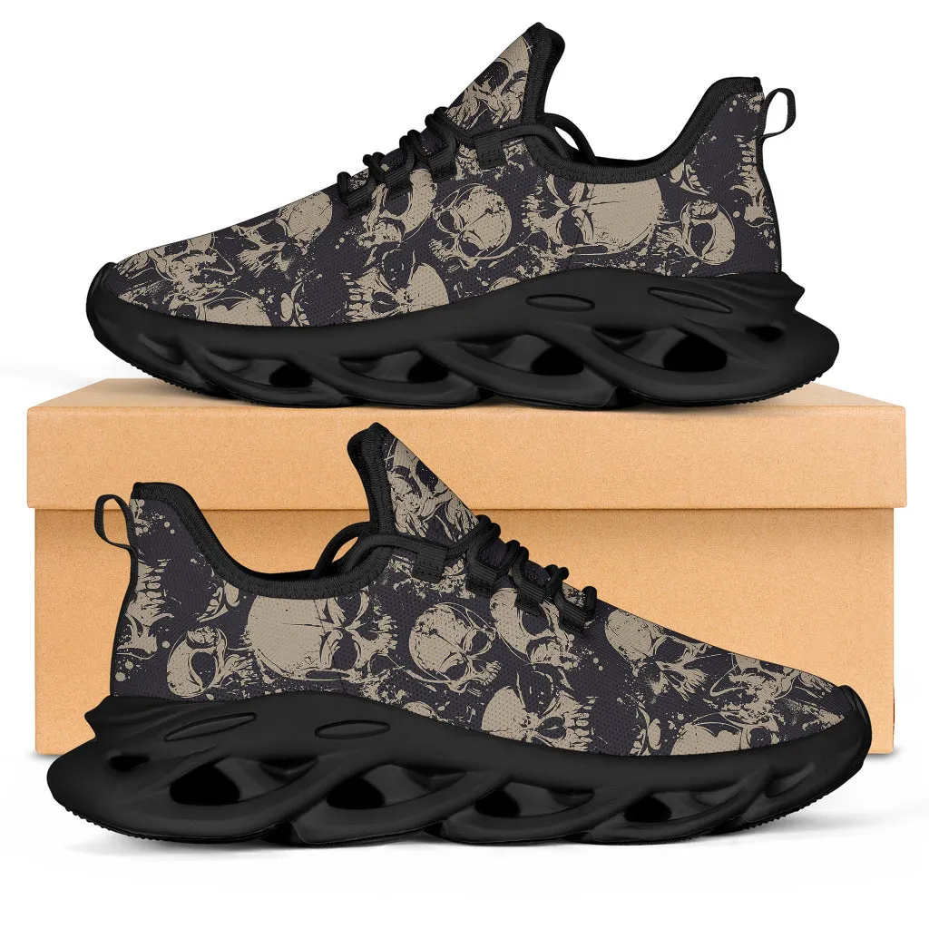 Grey Skulls Sneakers