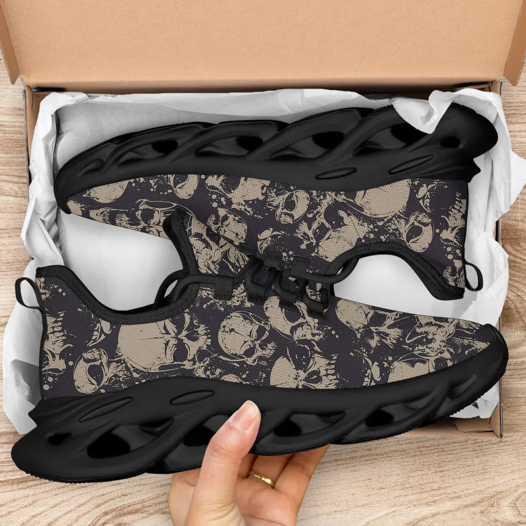 Grey Skulls Sneakers