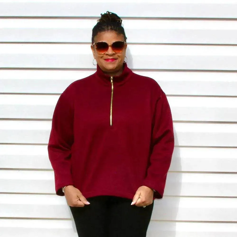 Half zipper sweater Pattern