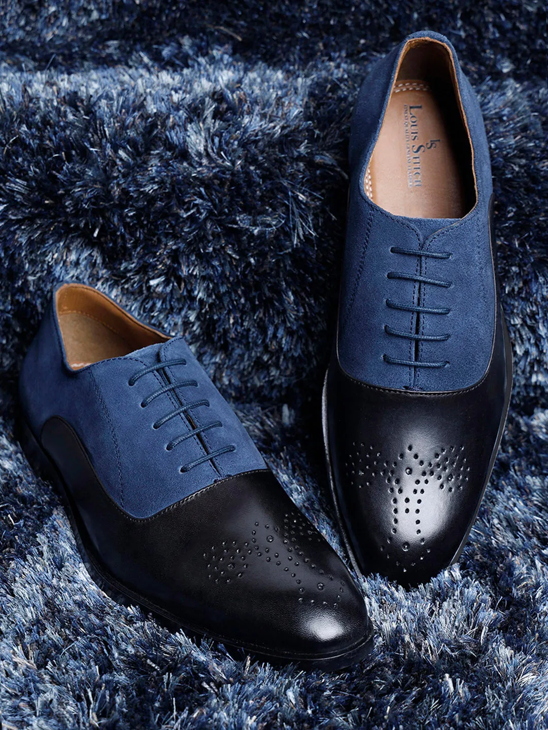 Handmade Italian Leather Formal Brogues Shoes for Men