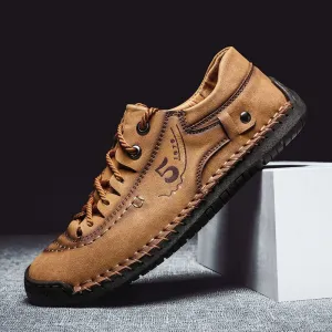 Handmade Leather Men's Casual Shoes Winter Men's Loafers with Fur, Comfortable Walking Shoes, Flats, Hot Sale Moccasins Shoes