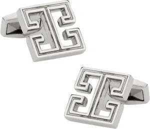 Hollow Cufflinks in Stainless Steel