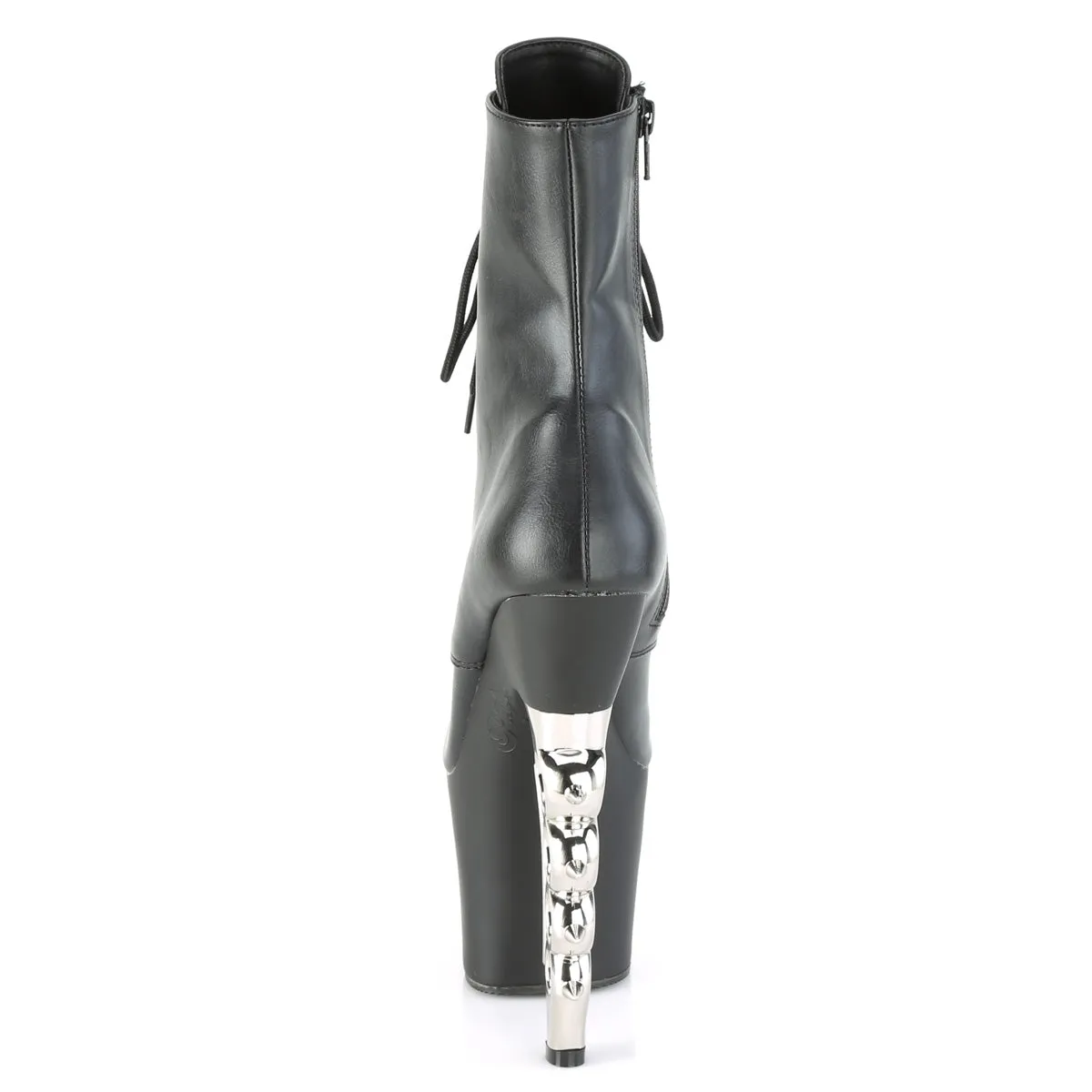 IRONGRIP-1020 Pleasers Brass Knuckles Heel Platform Ankle Boots
