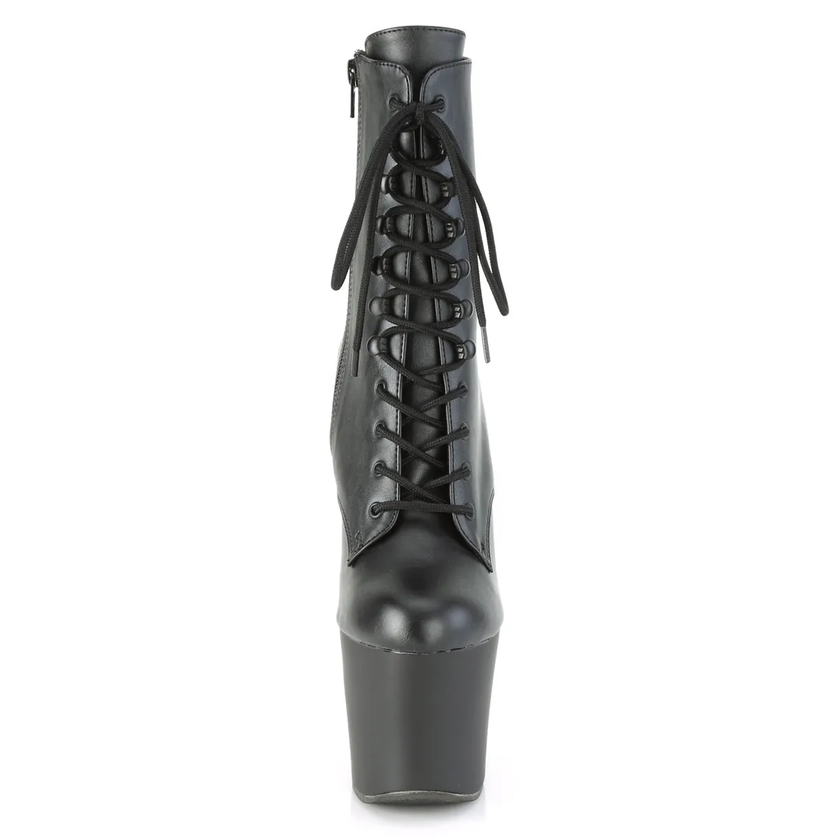 IRONGRIP-1020 Pleasers Brass Knuckles Heel Platform Ankle Boots