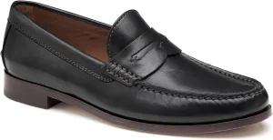 Johnston & Murphy Mens Baldwin Penny Shoes  Mens Dress Shoes, Leather Moccasin Shoes, Dress Shoes for Men, Durable Rubber Sole & Cushioned Footbed, Mens Penny Loafers