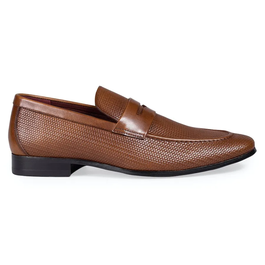 Julius Marlow Lapel Tan Loafers