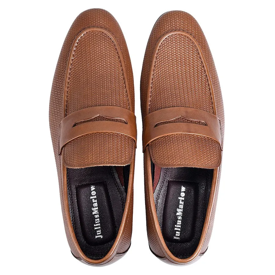 Julius Marlow Lapel Tan Loafers