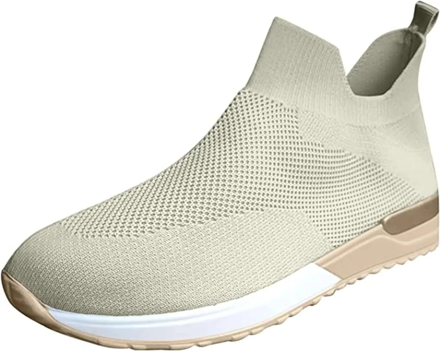 Ladmiple Gym Shoes For Women Workout Running Walking Shoes Slip on Sock Sneakers Mesh Non Slip Athletic Tennis Shoes
