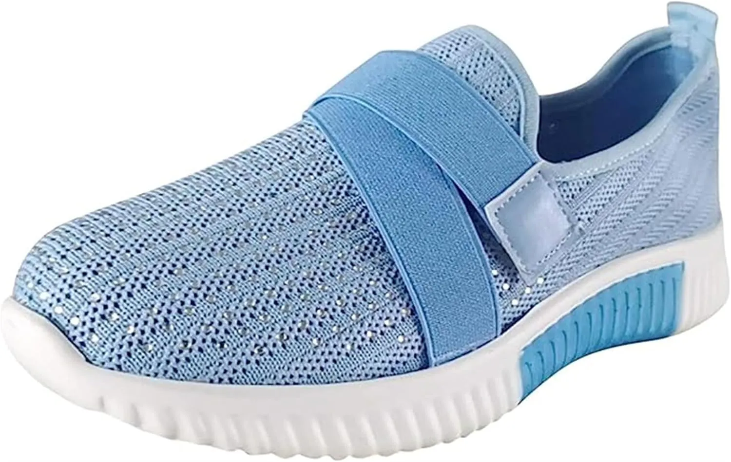 Ladmiple Walking Shoes Women Slip On Lightweight Running Shoes Athletic Tennis Workout Sneakers Casual Fashion Gym Shoes
