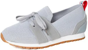 Lausiuoe Slip On Sneakers Women Arch Support Walking Shoes Lightweight Mesh Casual Jogging Tennis Shoes Workout Gym Sneakers