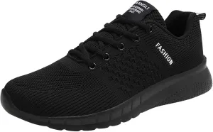 Men's Breathable Mesh Running Shoes Comfortable Lightweight Casual Walking Shoe Men's Arch Support Insole Shoes