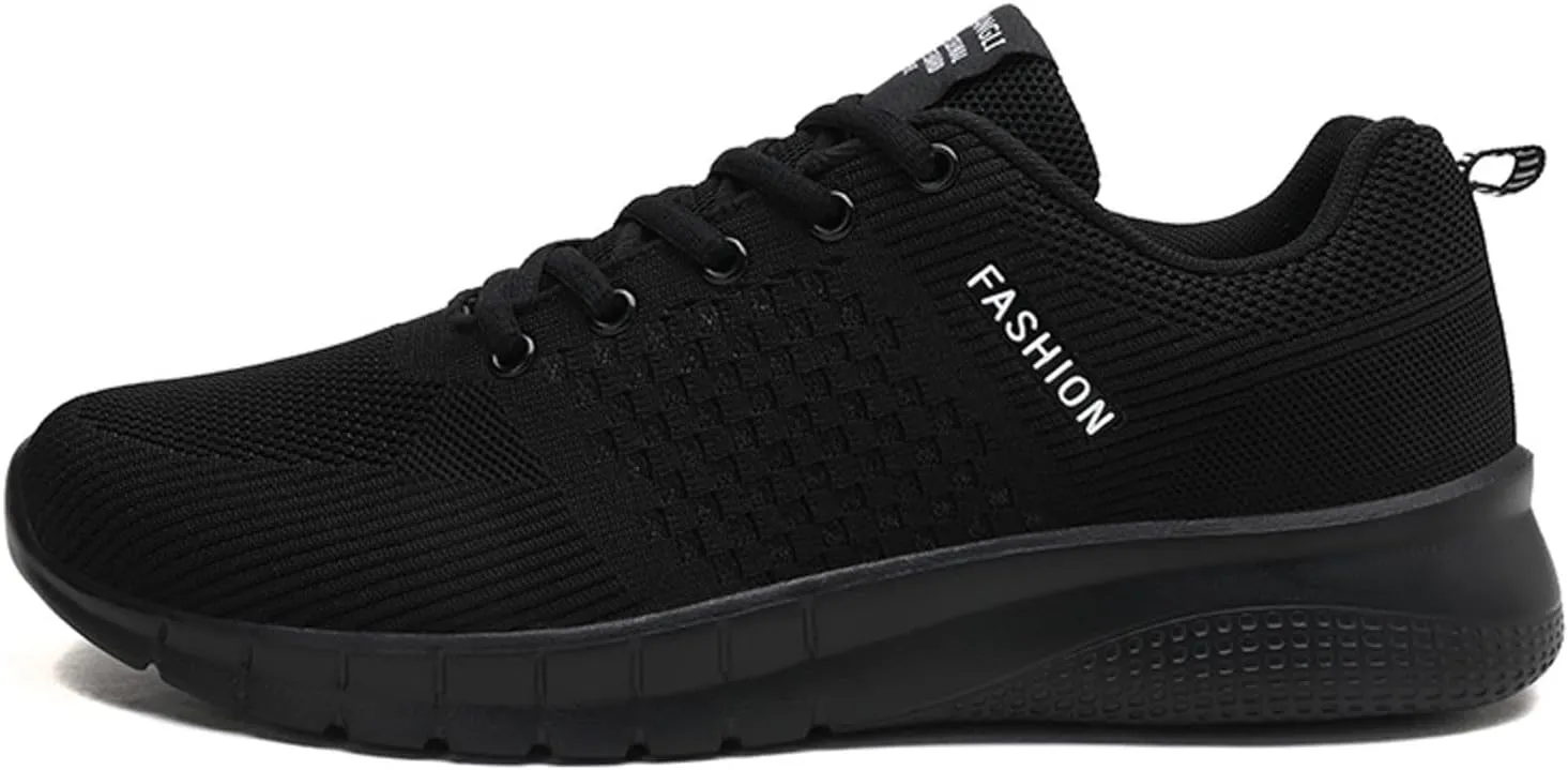 Men's Breathable Mesh Running Shoes Comfortable Lightweight Casual Walking Shoe Men's Arch Support Insole Shoes