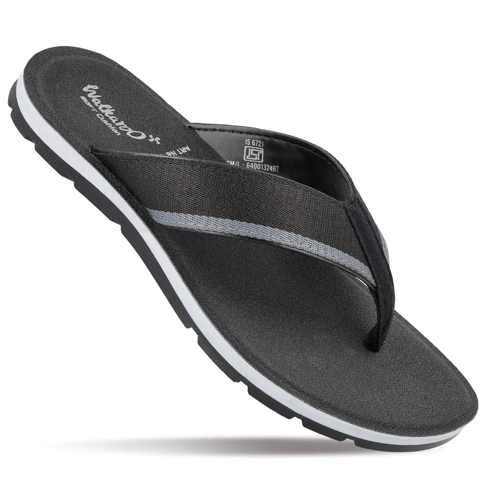 Men's Daily Wear V-Strap Sandals - WGP50006 Black