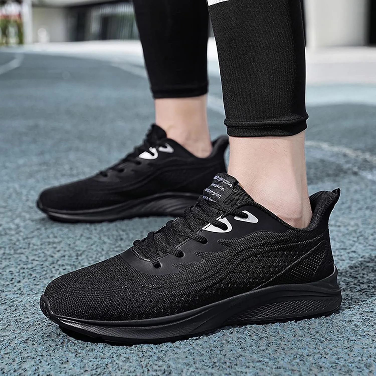 Men's Orthopedic Comfortable Lace Up Shoes Lightweight Breathable Walking Shoe Gym Tennis Men's Recovery Shoes